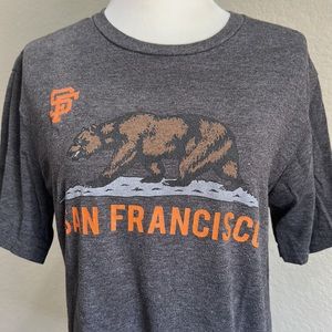 MLB San Francisco Giants gray baseball T shirt
